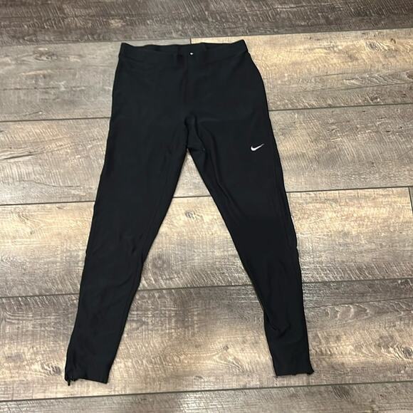 Nike Men's Dri FIT Running Tights Black Size L - Picture 3 of 13